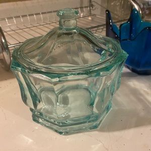 Indiana Glass Candy Dish. Rare color. Reduced
